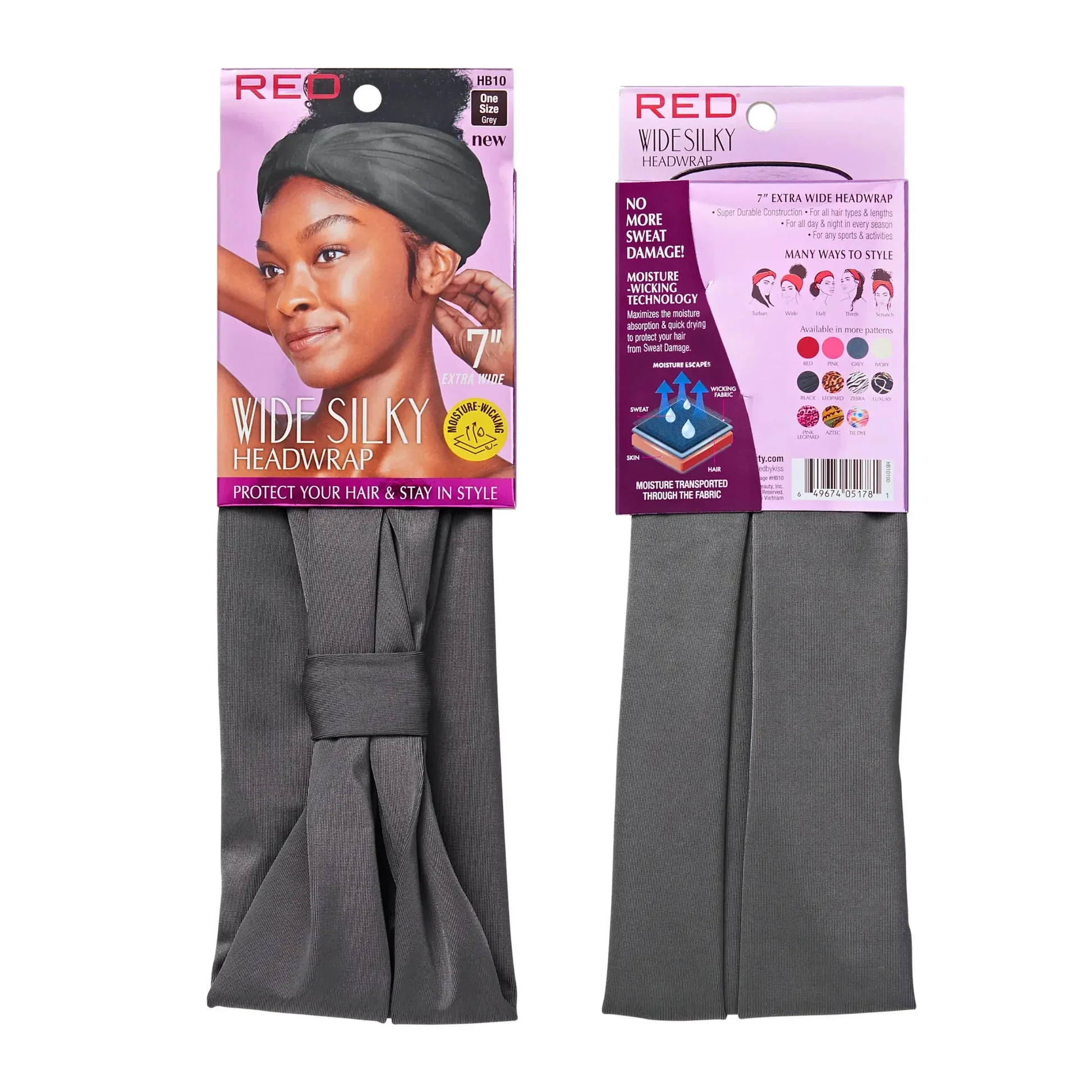Red by Kiss Wide Silky Head Wrap - Image 14