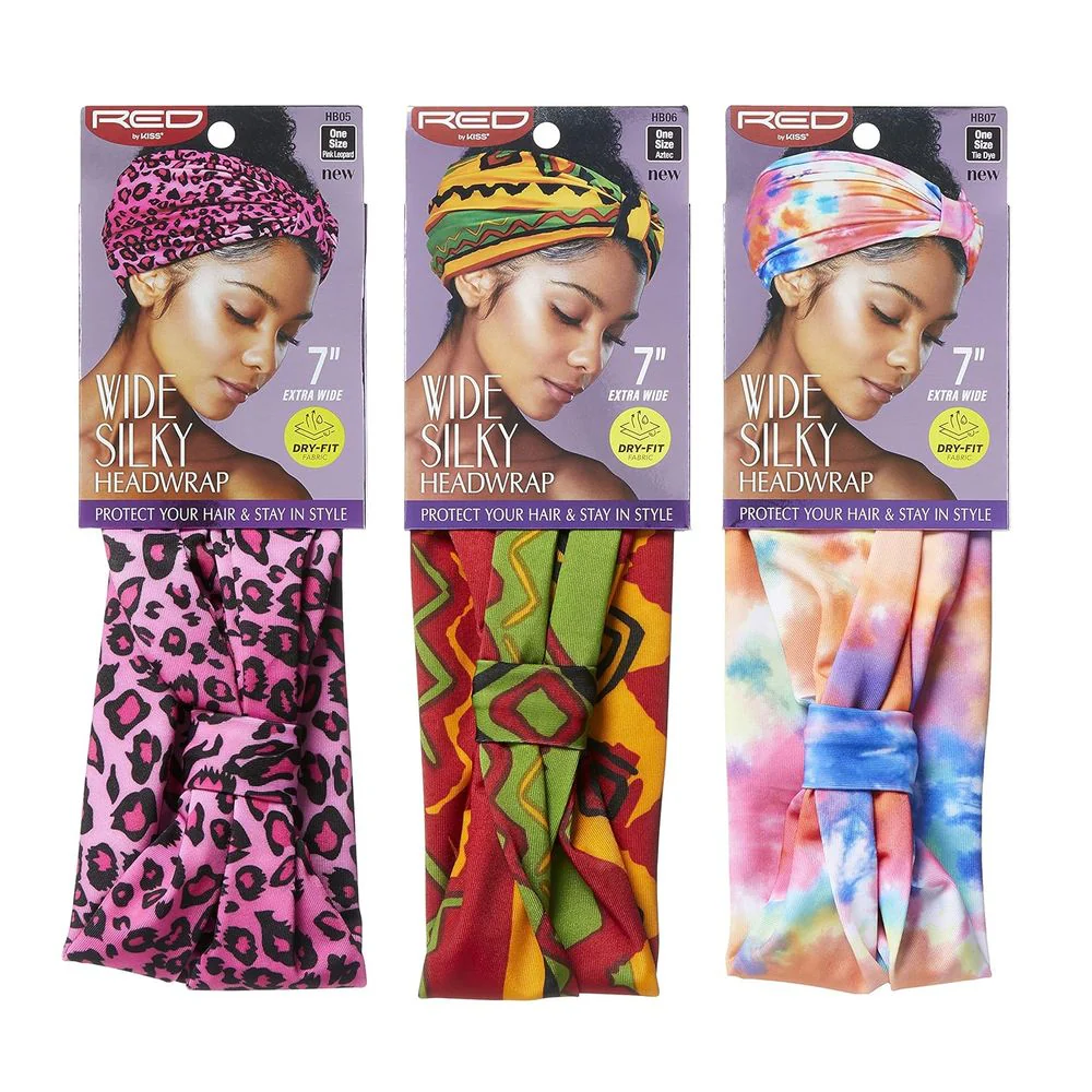 Red by Kiss Wide Silky Head Wrap - Image 4