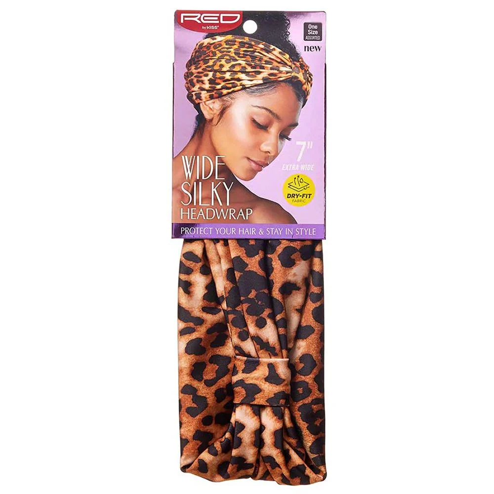 Red by Kiss Wide Silky Head Wrap - Image 5