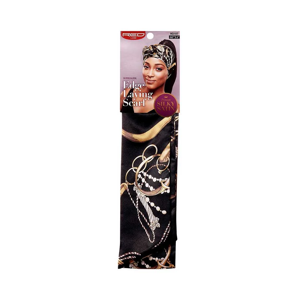 Red by Kiss Premium Silky Satin Scarf - Image 6