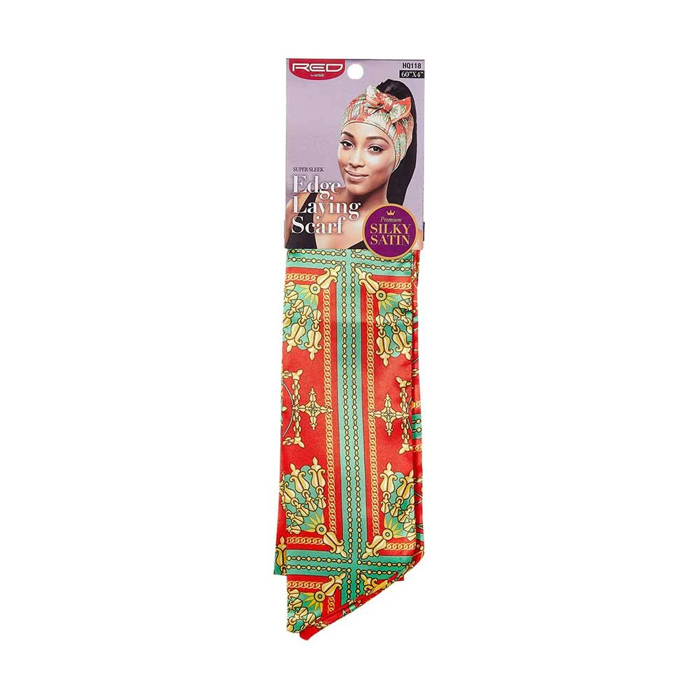 Red by Kiss Premium Silky Satin Scarf - Image 7