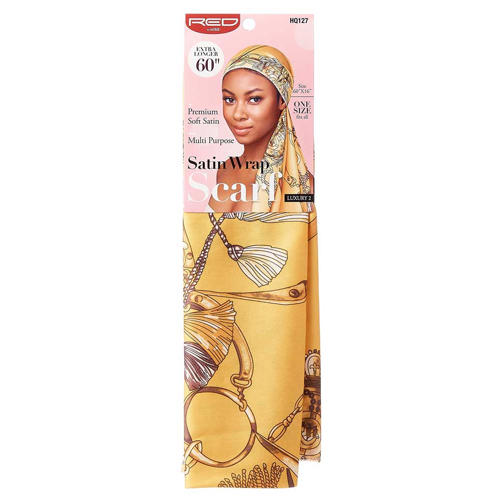 Red by Kiss Premium Soft Satin Wrap Scarf - Image 8