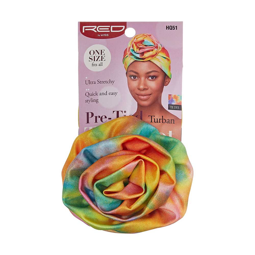 Red by Kiss Pre-Tied Turban Top Knot - Image 10