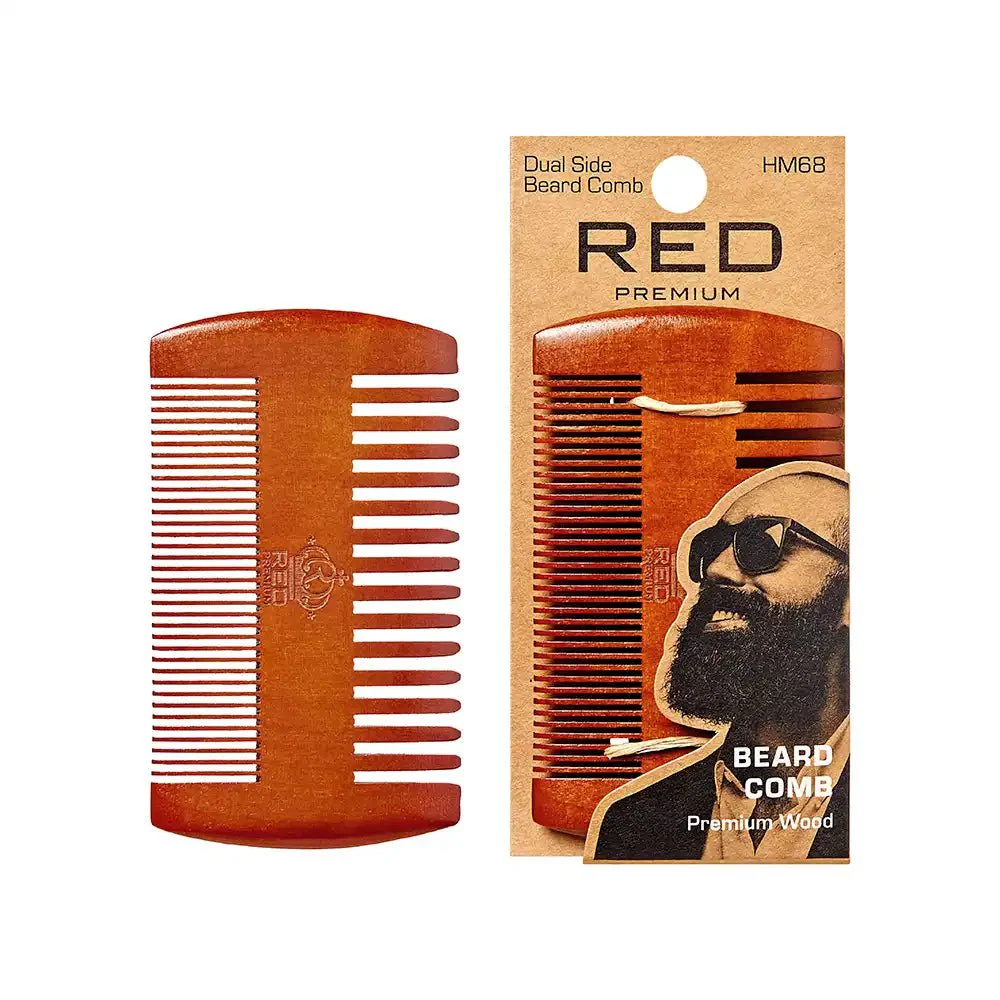 Red by Kiss β Premium Wood Beard Combs - Image 6