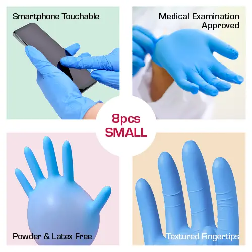Red by Kiss Professional Blue Nitrile Gloves - Image 3