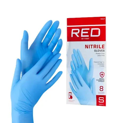 Red by Kiss Professional Blue Nitrile Gloves - Image 6