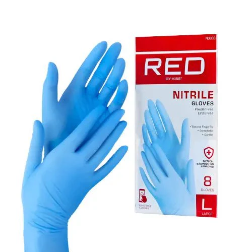 Red by Kiss Professional Blue Nitrile Gloves - Image 8