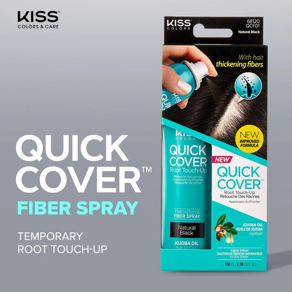 Red by Kiss Quick Cover Root Touch-Up Fiber Spray - Image 2