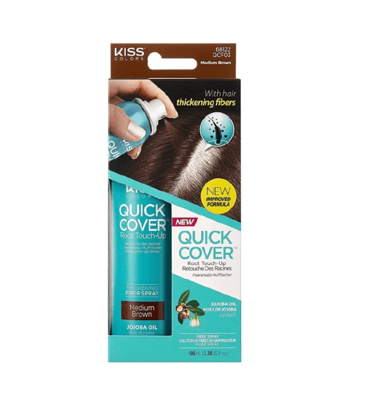 Red by Kiss Quick Cover Root Touch-Up Fiber Spray - Image 8