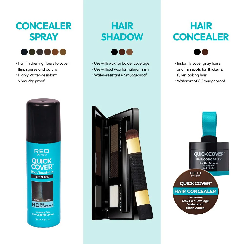 Red by Kiss Quick Cover Root Touch Up Spray - Image 2