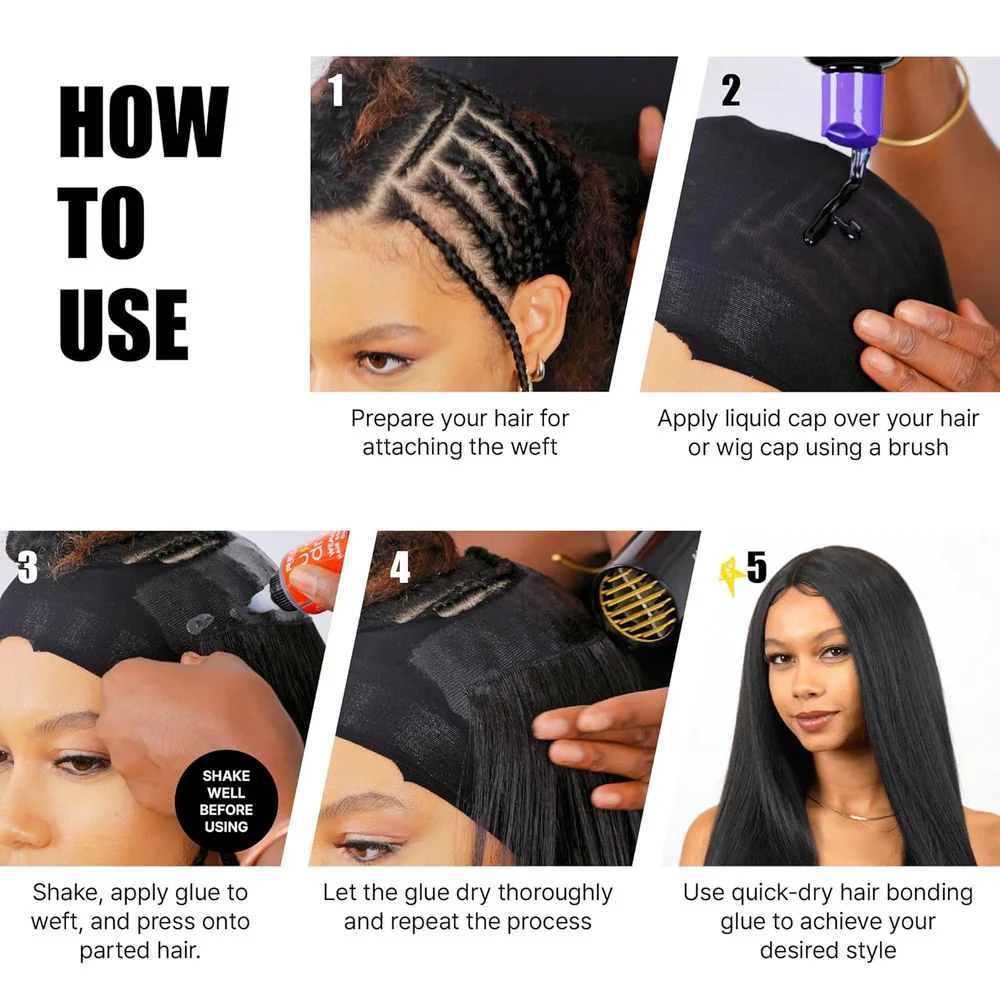 Red by Kiss Quick Dry Hair Bonding Glue - Image 3