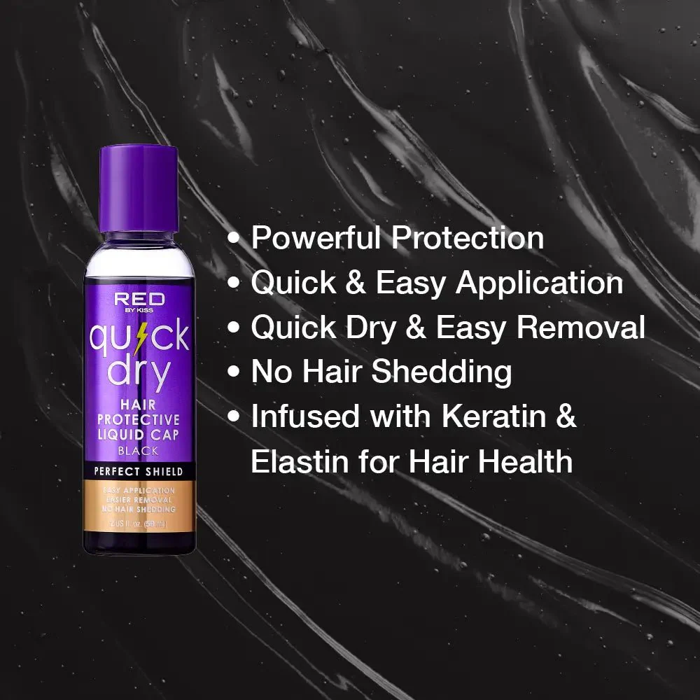 Red by Kiss Quick Dry Hair Protective Liquid Cap - Image 5