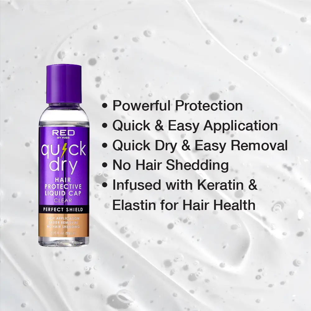 Red by Kiss Quick Dry Hair Protective Liquid Cap - Image 9