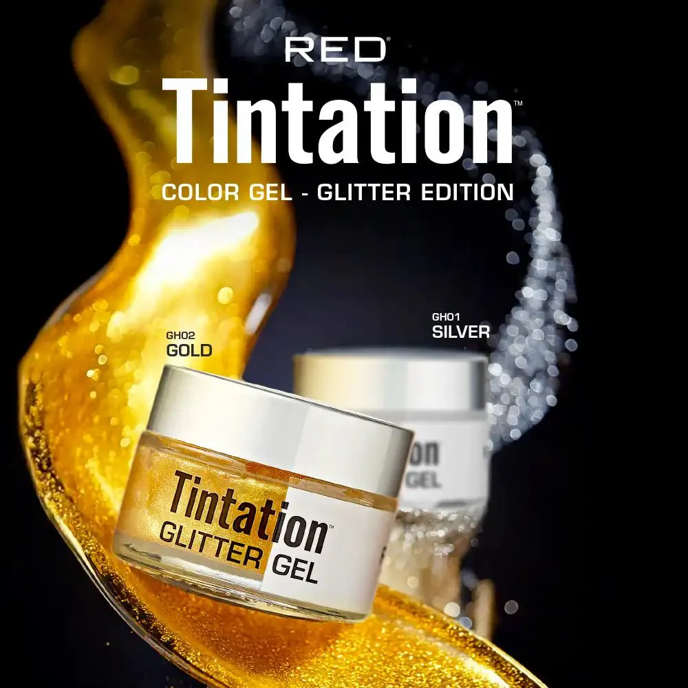 Red by Kiss RadiantGlow Glitter Gel for Hair & Body