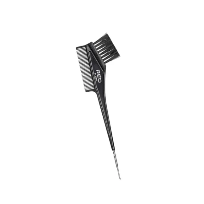 Red by Kiss Dye Brush with Pin Tail – Precision Color - Image 2