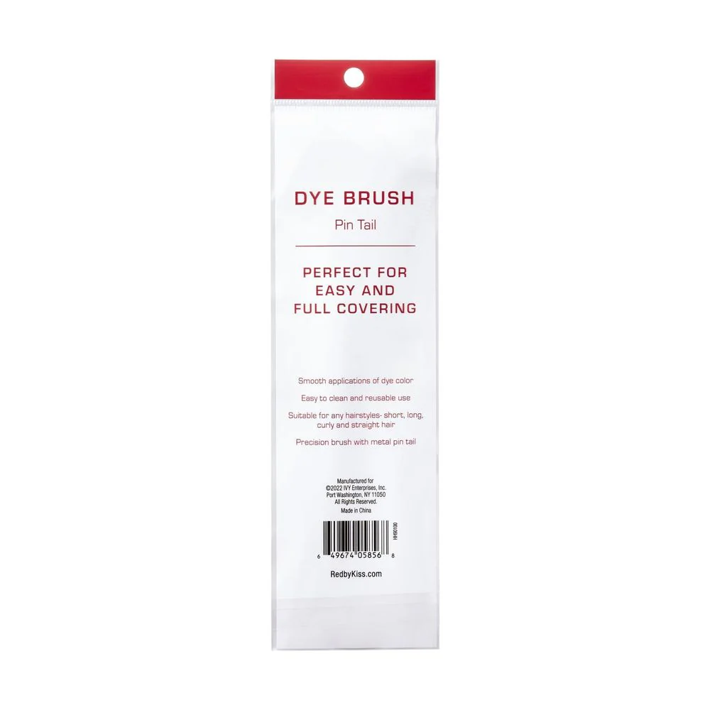 Red by Kiss Dye Brush with Pin Tail – Precision Color - Image 4