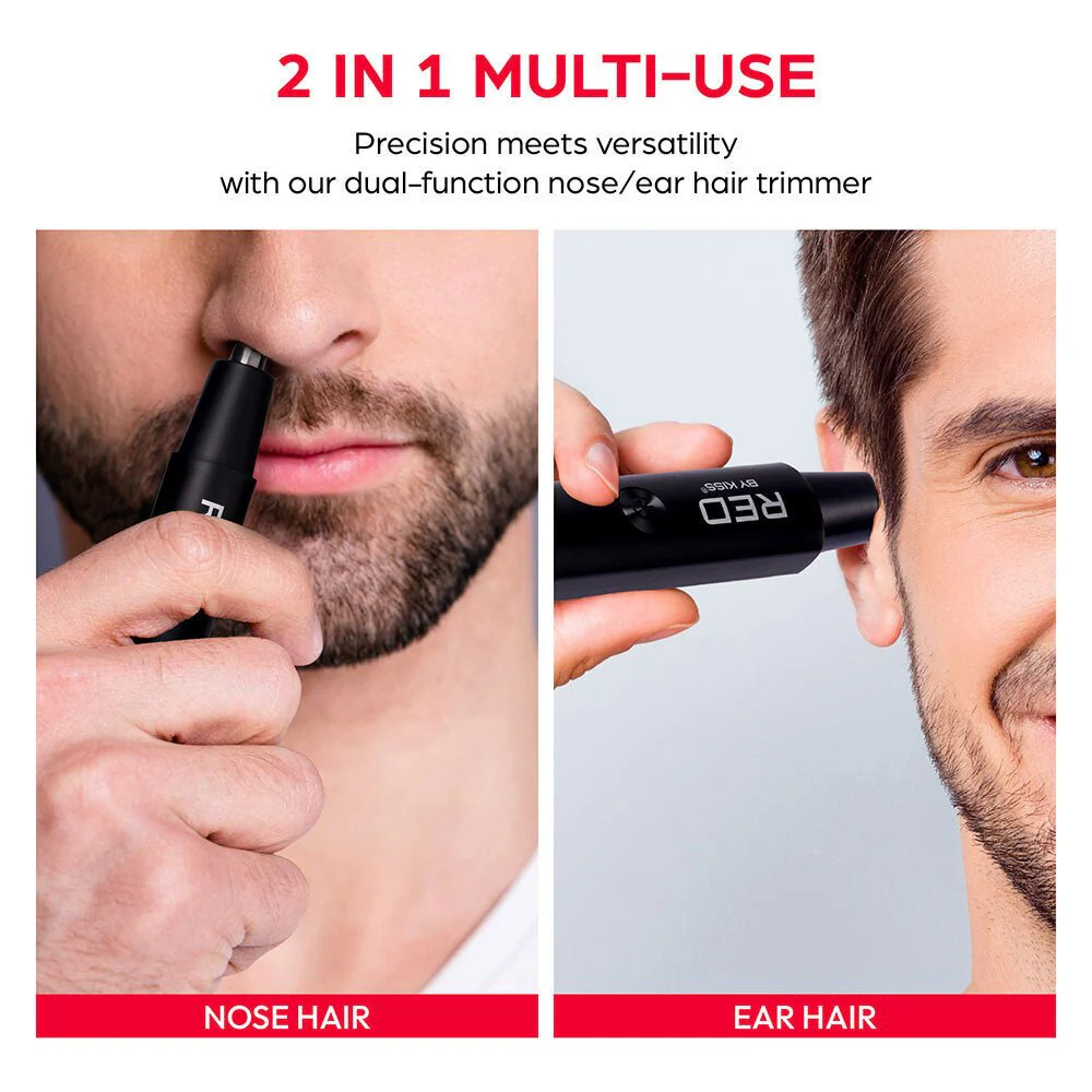 Red by Kiss Rechargeable Nose Hair Trimmer - Image 2