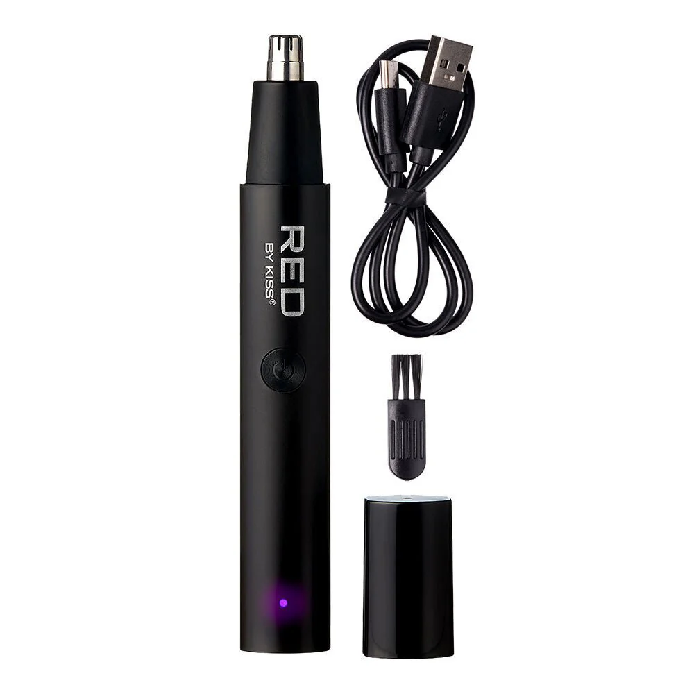 Red by Kiss Rechargeable Nose Hair Trimmer - Image 3