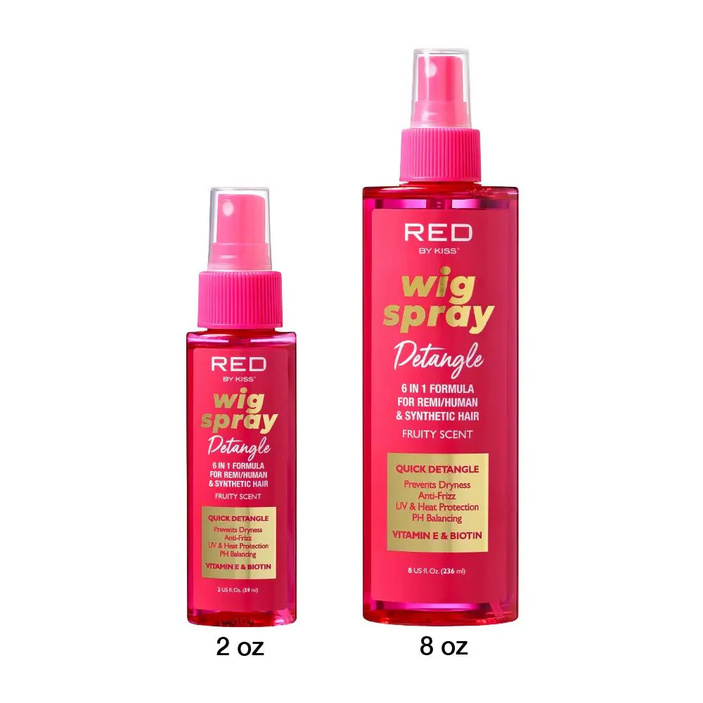 Red by Kiss Remy Human Hair & Synthetic Wig Spray - Image 4