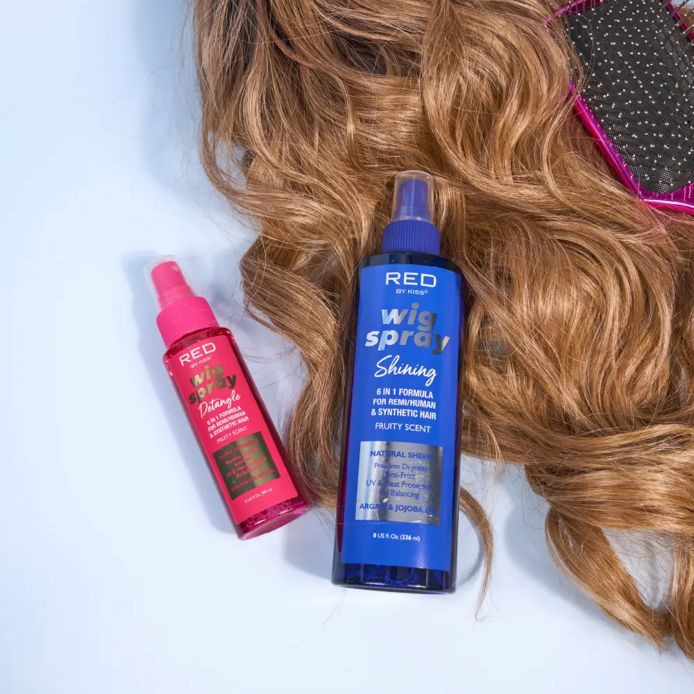 Red by Kiss Remy Human Hair & Synthetic Wig Spray - Image 7