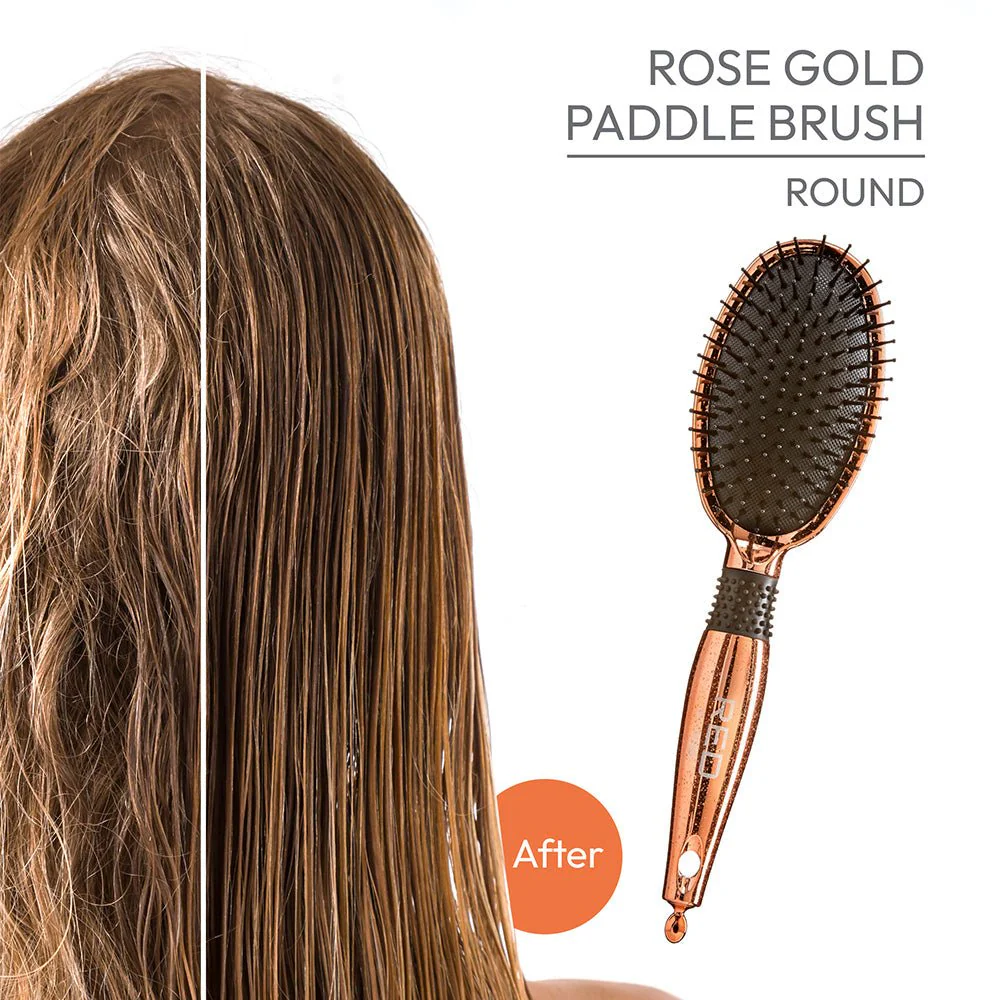 Red by Kiss Rose Gold Brush ā Round Paddle - Image 4