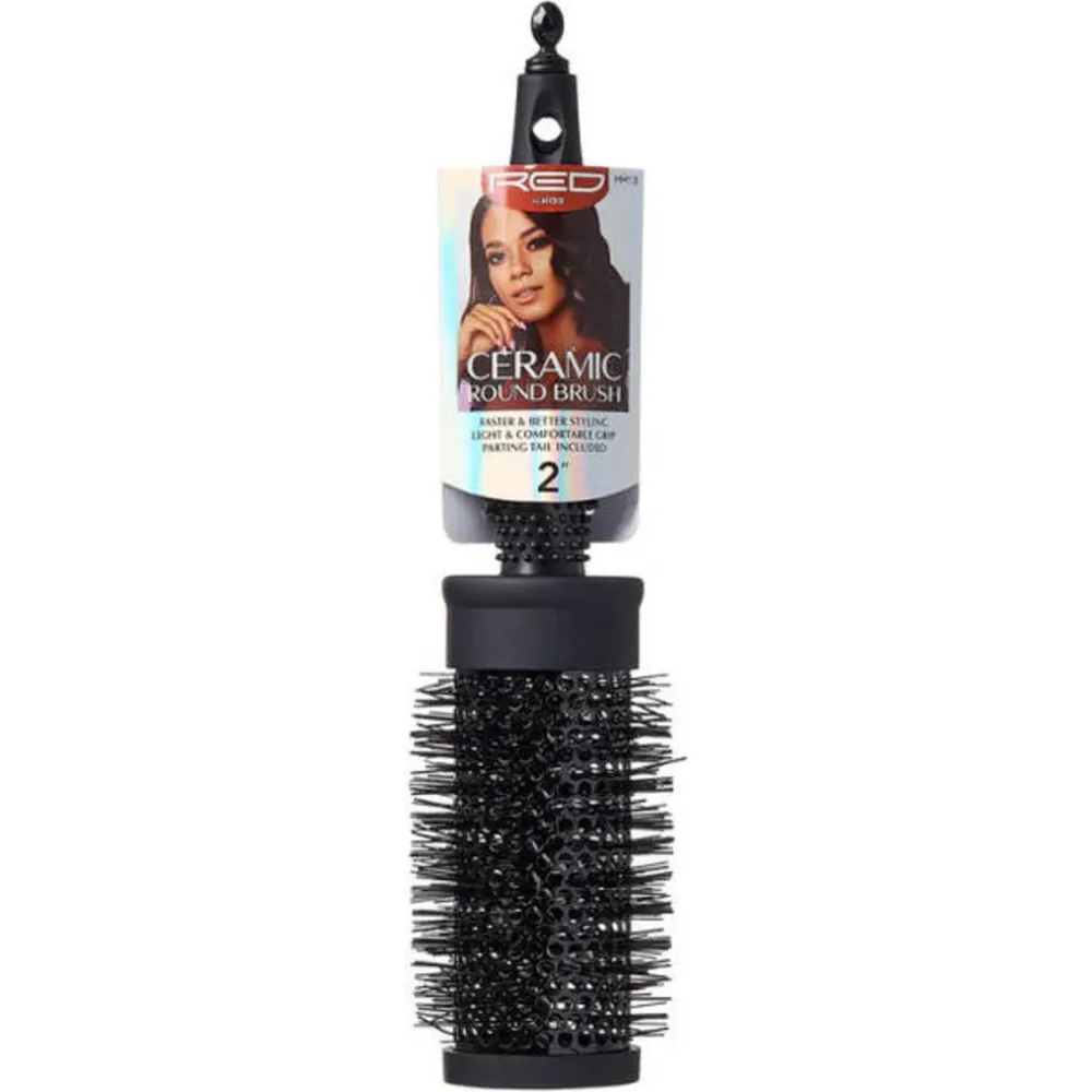 Red by Kiss Rose Heat Resistant Bristle Brush β 2" Barrel