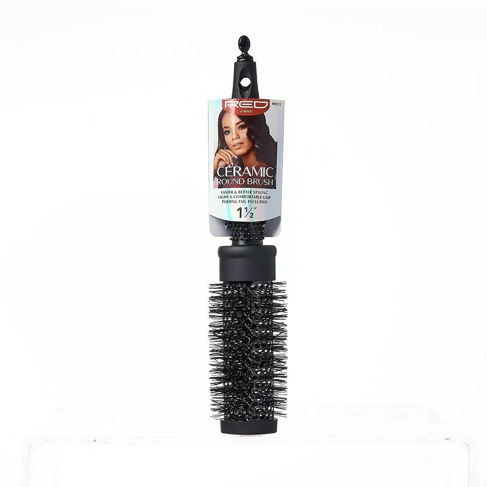 Red by Kiss Rose Heat Resistant Bristle Brush ā 1.5" Barrel