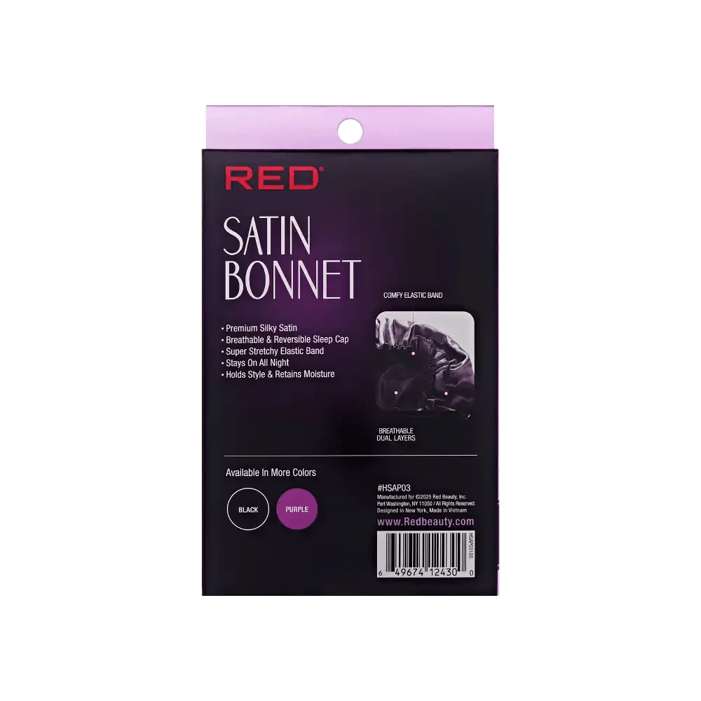 Red by Kiss Satin Bonnet โ Large - Image 3