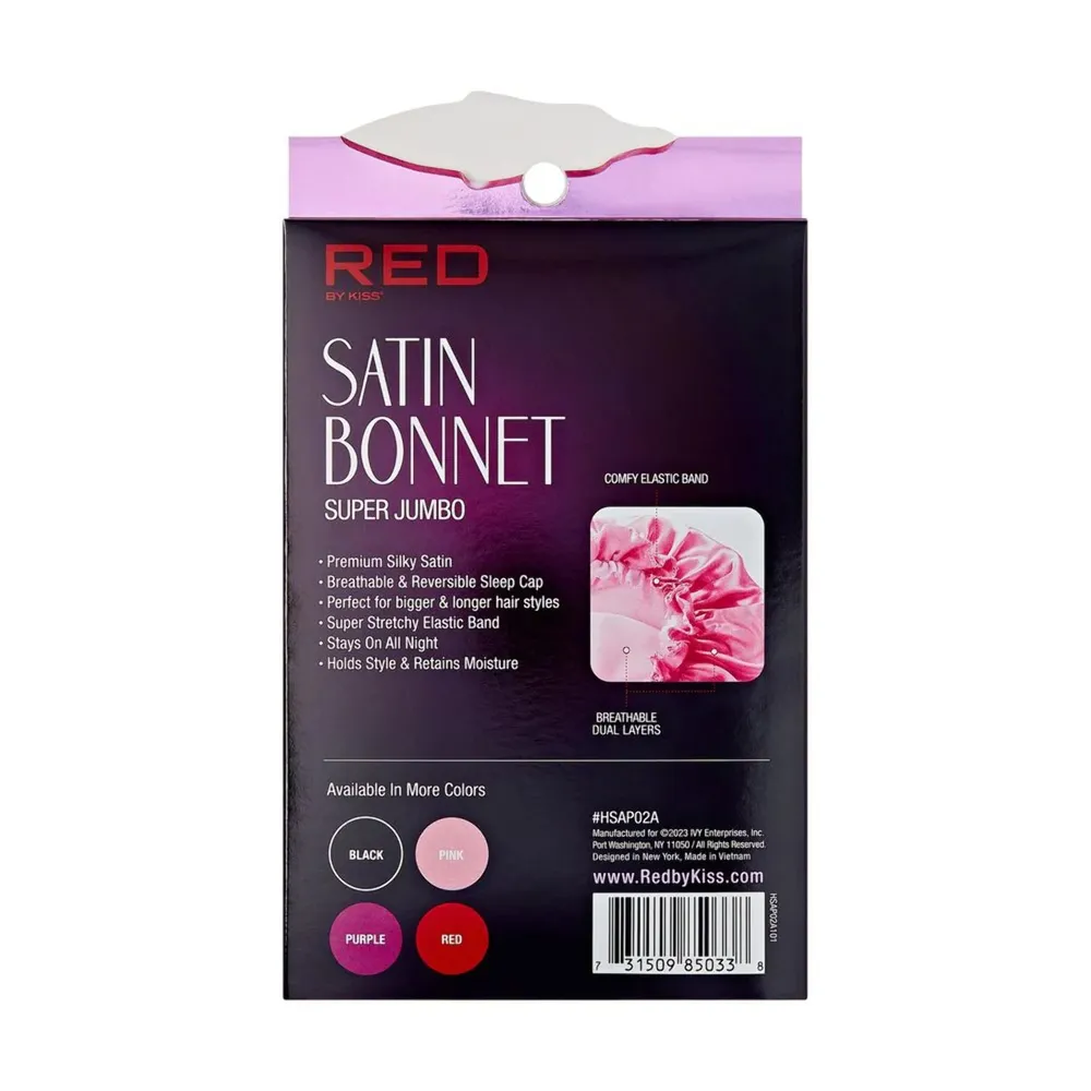 Red by Kiss Satin Bonnet β Super Jumbo - Image 3