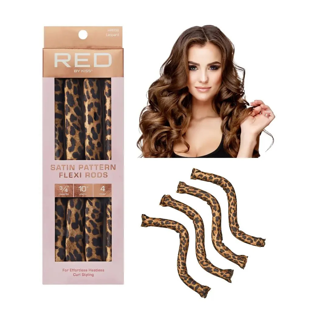 Red by Kiss Satin Flexi Rods โ Animal Print - Image 13