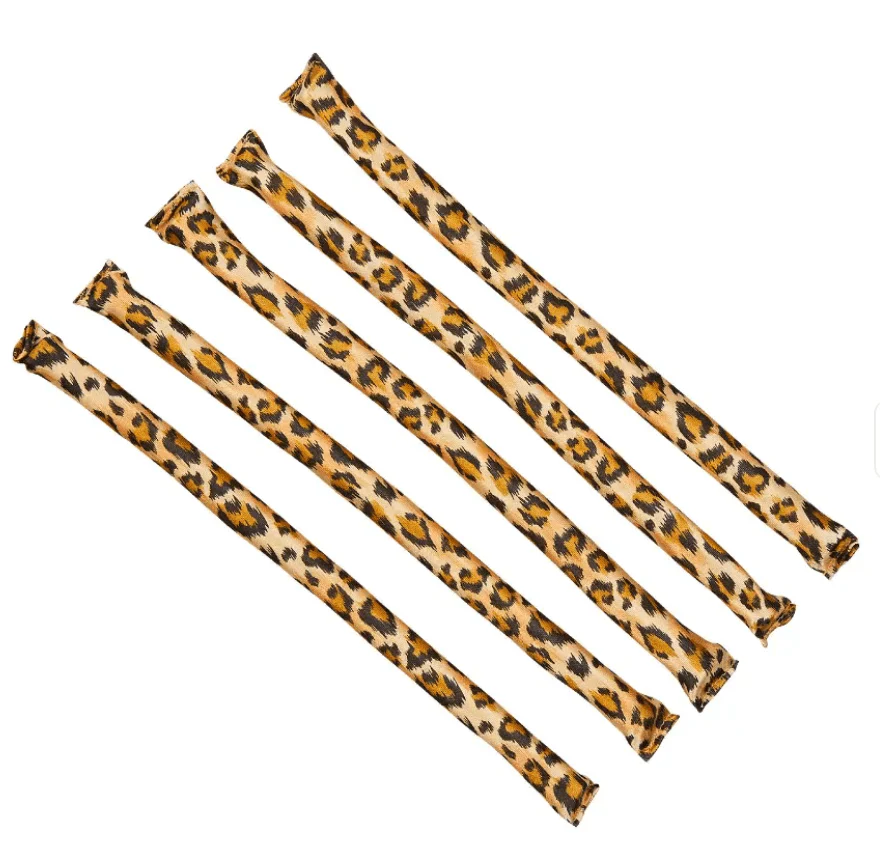 Red by Kiss Satin Flexi Rods โ Animal Print - Image 6