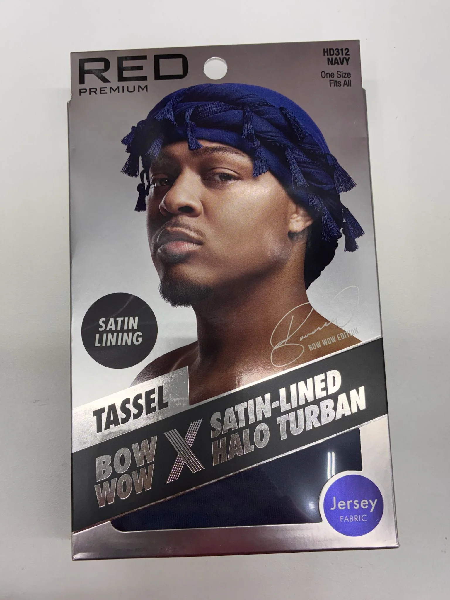 Red by Kiss Satin-Lined Halo Turban