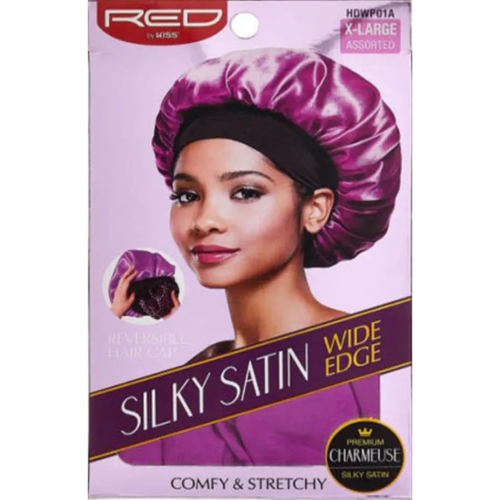 Red by Kiss Silky Satin Wide Edge Bonnet – X-Large - Image 2
