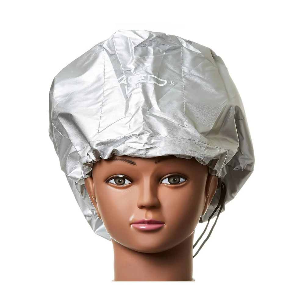 Red Universal Soft Bonnet Hair Dryer Attachment - Image 4