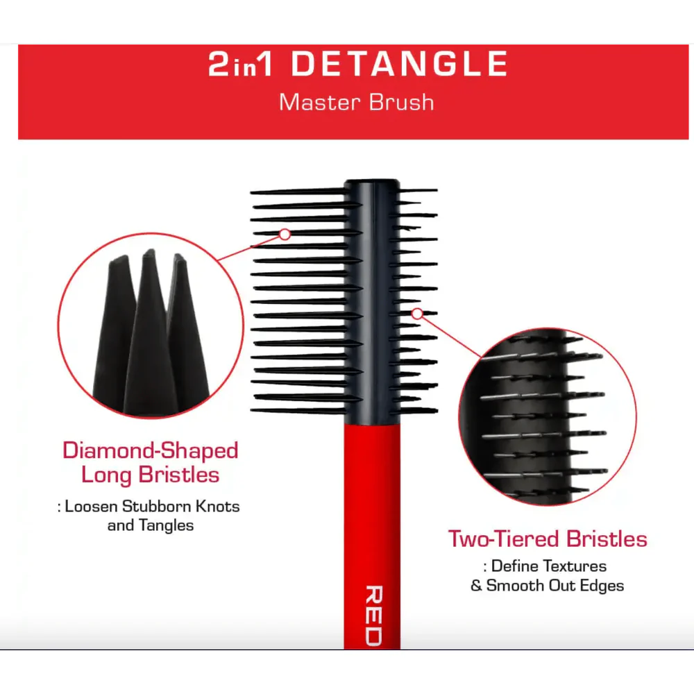 Red by Kiss 2-in-1 Detangle Master Brush - Image 3