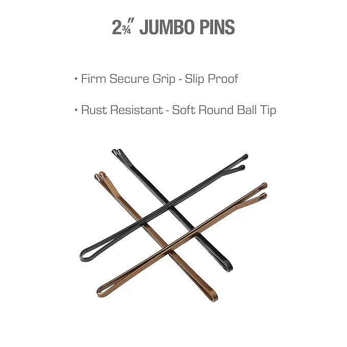 Red by Kiss Secure Grip Bob Pins – Black - Image 5