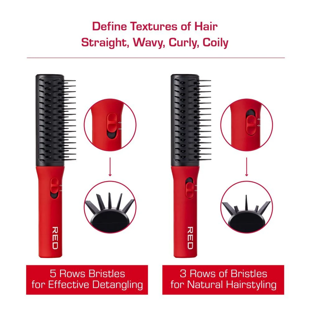 Red by Kiss β Shift & Detangle Hair Brush - Image 4