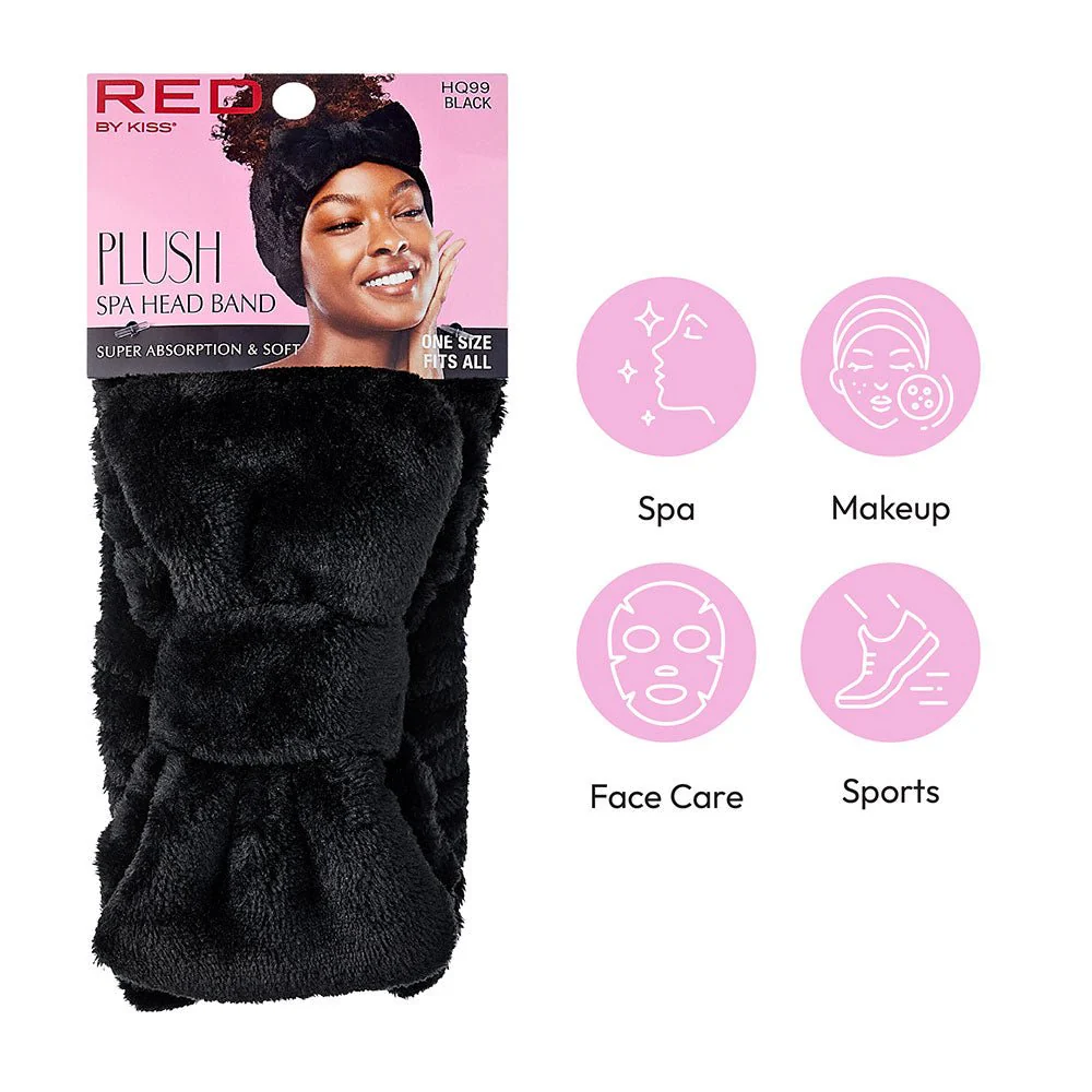 Red by Kiss Plush Spa Head Band - Image 13