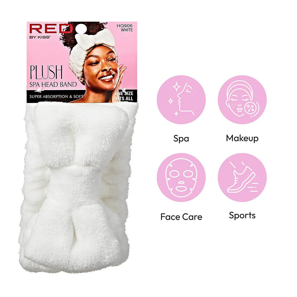 Red by Kiss Plush Spa Head Band - Image 15
