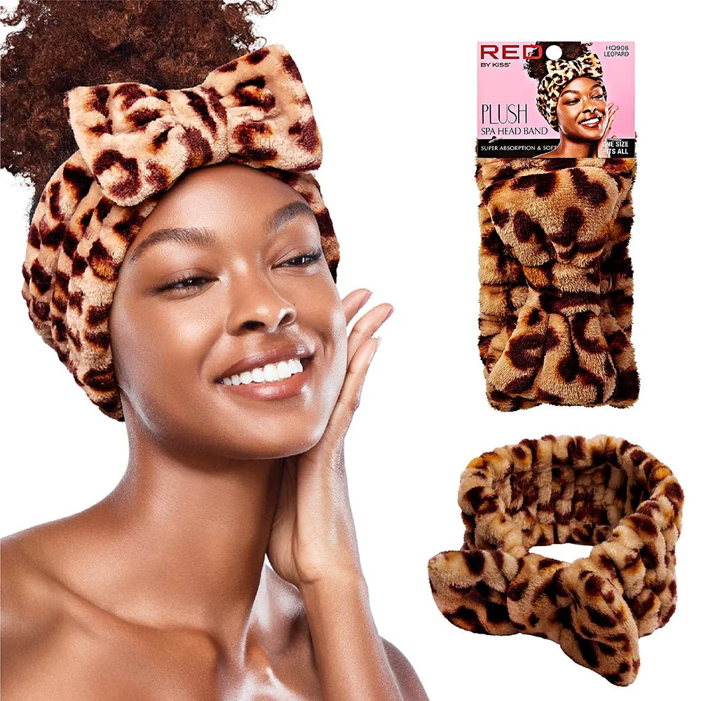 Red by Kiss Plush Spa Head Band - Image 3