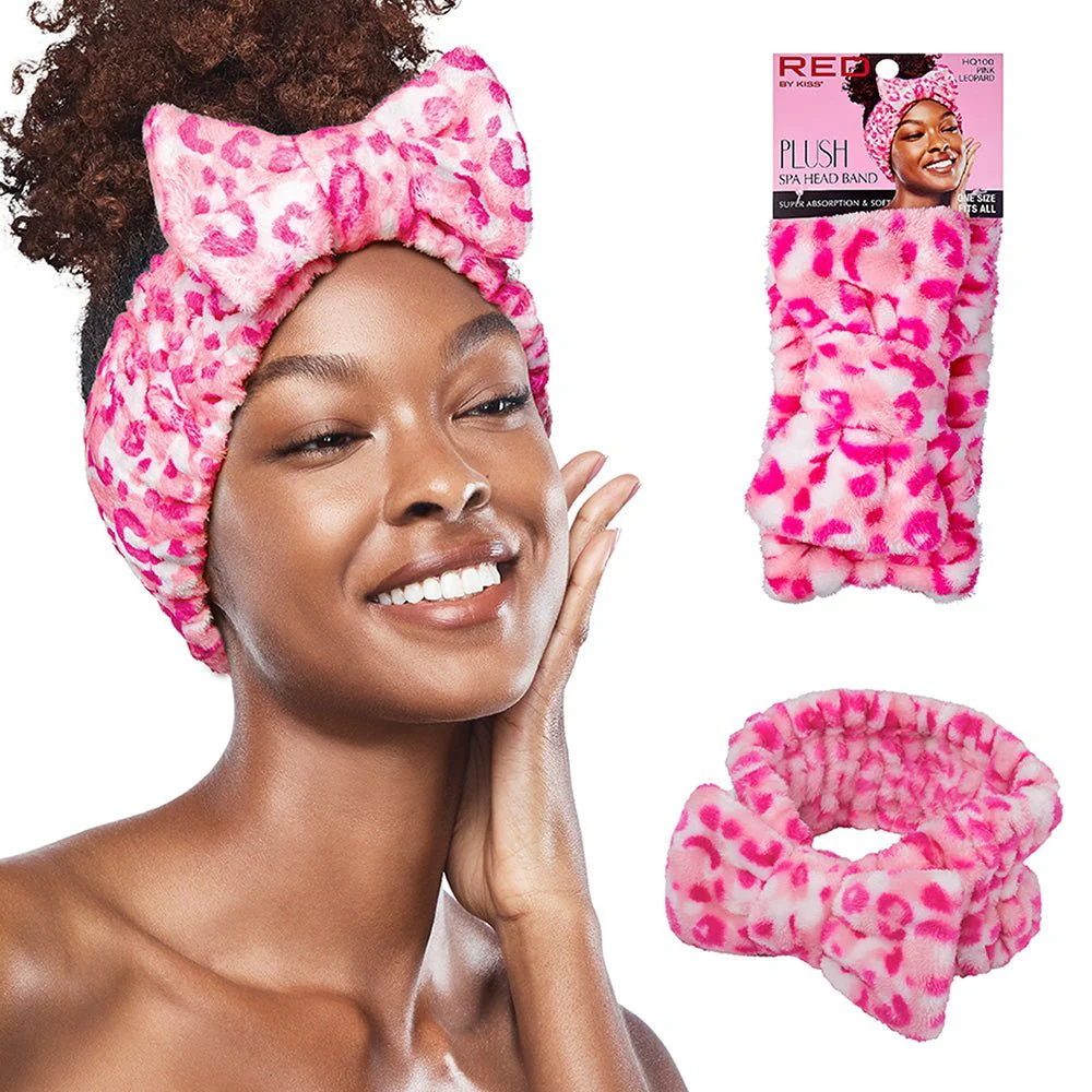 Red by Kiss Plush Spa Head Band - Image 8