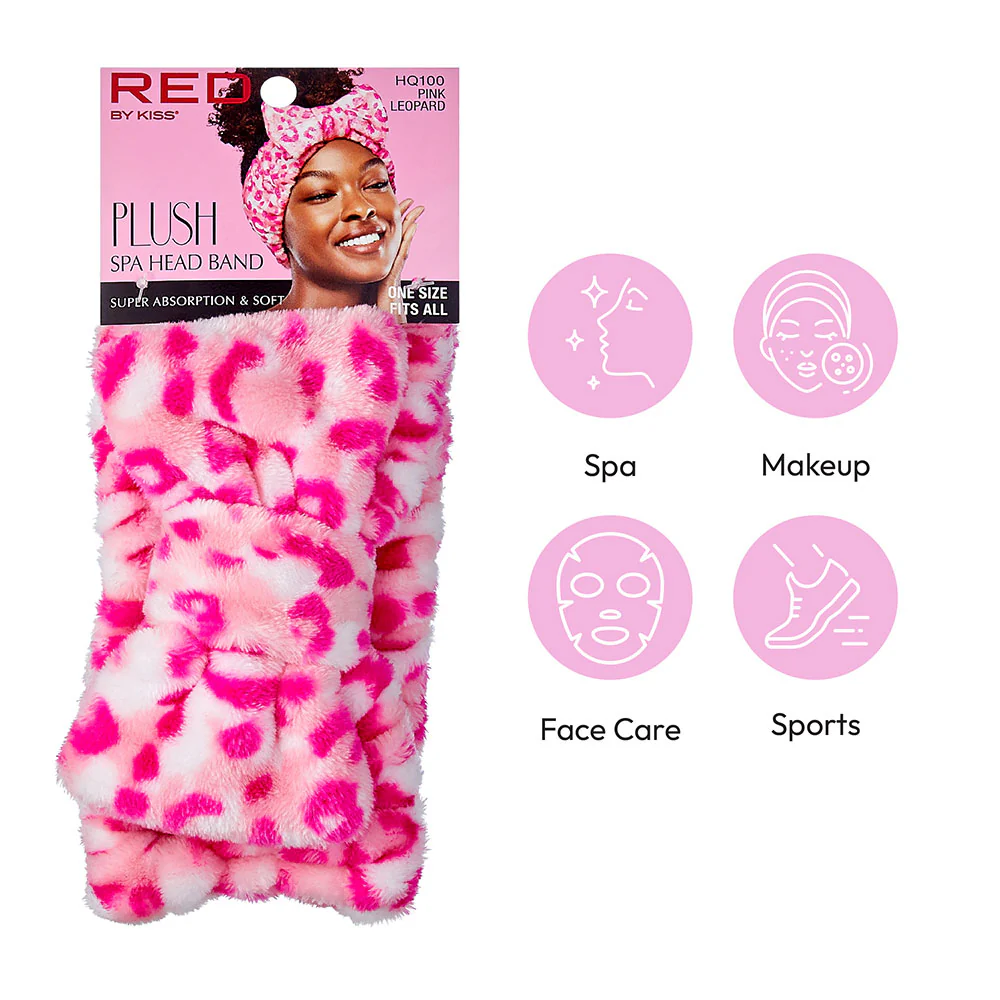 Red by Kiss Plush Spa Head Band - Image 9