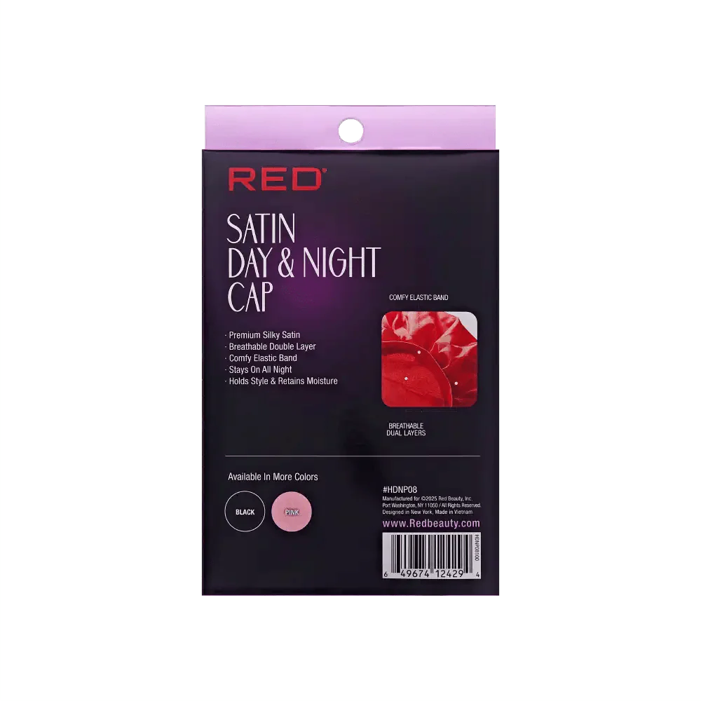 Red by Kiss Silky Satin Day & Night Cap – Large - Image 6