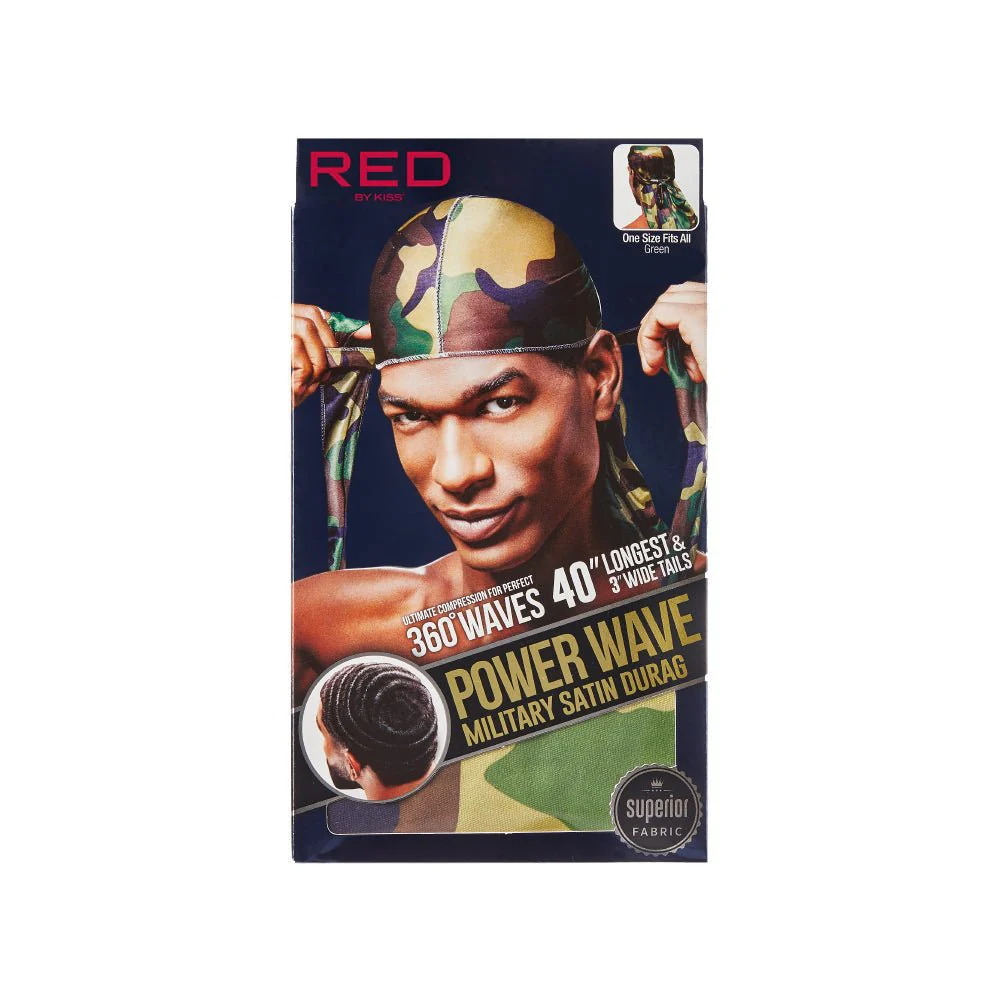 Red by Kiss Silky Satin Durag Power Wave
