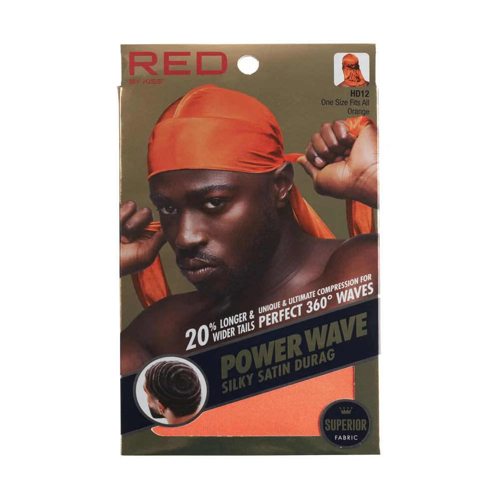 Red by Kiss Silky Satin Durag Power Wave - Image 2