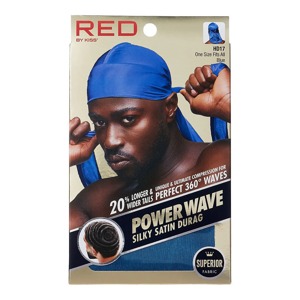 Red by Kiss Silky Satin Durag Power Wave - Image 6