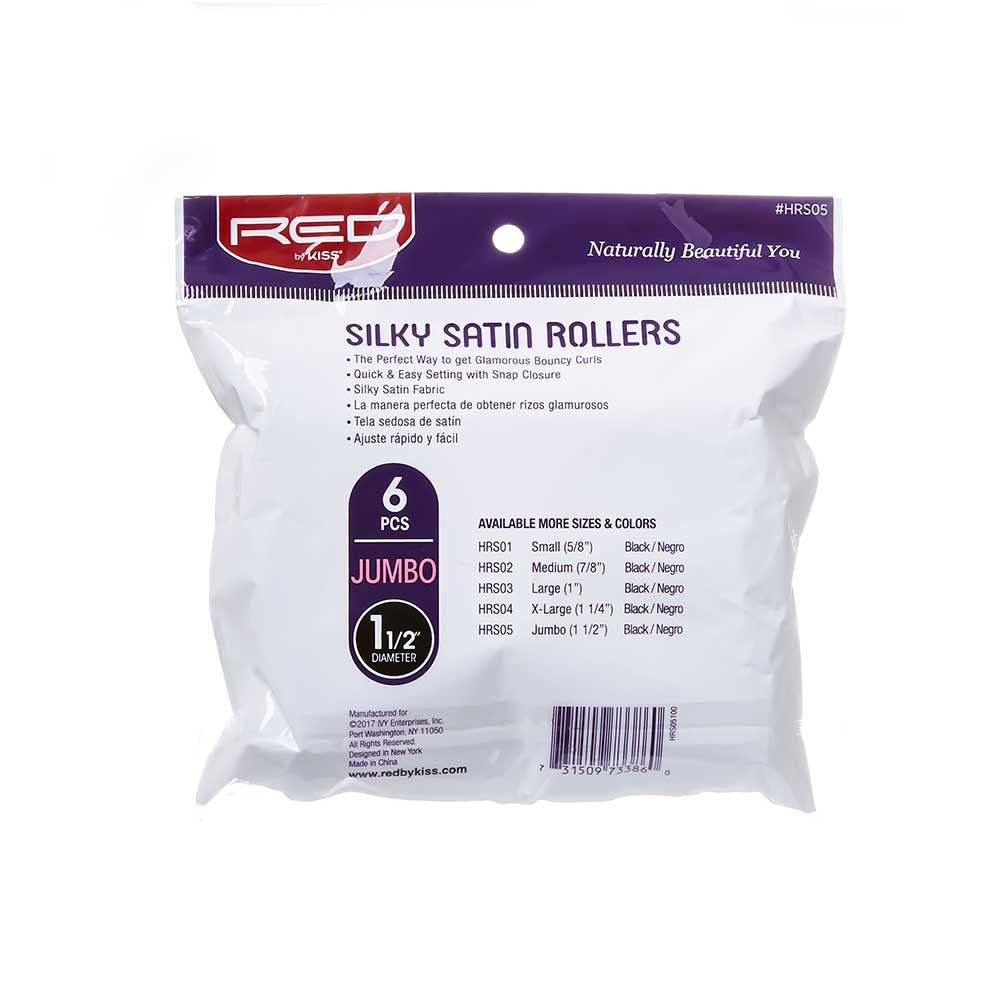 Red by Kiss Silky Satin Rollers – HRS01–HRS05 - Image 12