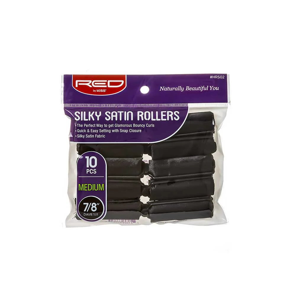 Red by Kiss Silky Satin Rollers – HRS01–HRS05 - Image 14