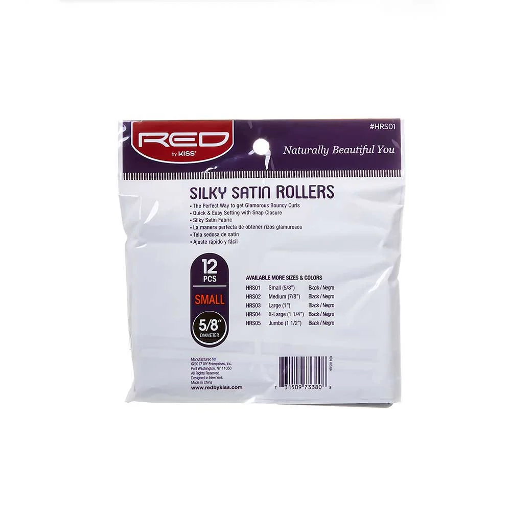 Red by Kiss Silky Satin Rollers – HRS01–HRS05 - Image 19