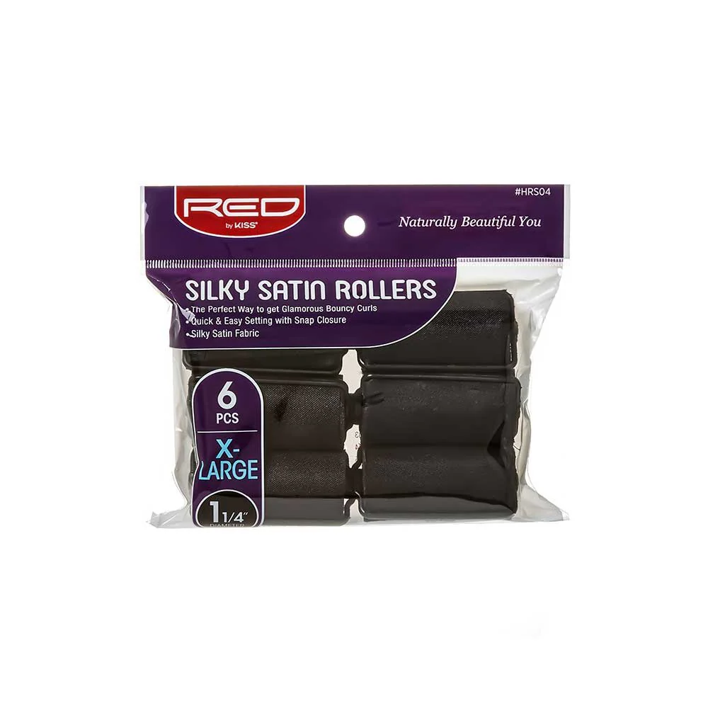 Red by Kiss Silky Satin Rollers – HRS01–HRS05 - Image 2